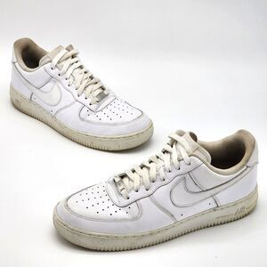 Nike Air Force 1 Low AF1 Sneakers Shoes Triple White Men's Size 11.5